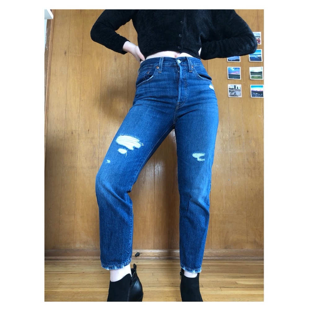 Levi’s 501 Crop in Market Grammar
